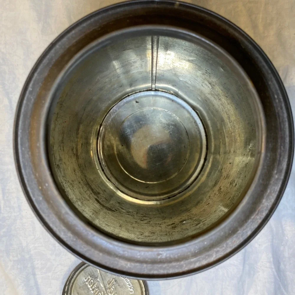 Antique Old Master Coffee Tin 3 Lb BB Co Blodgett Beckley Royal Tender Steel Cut